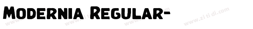 Modernia Regular字体转换 Modernia Regular字体转换